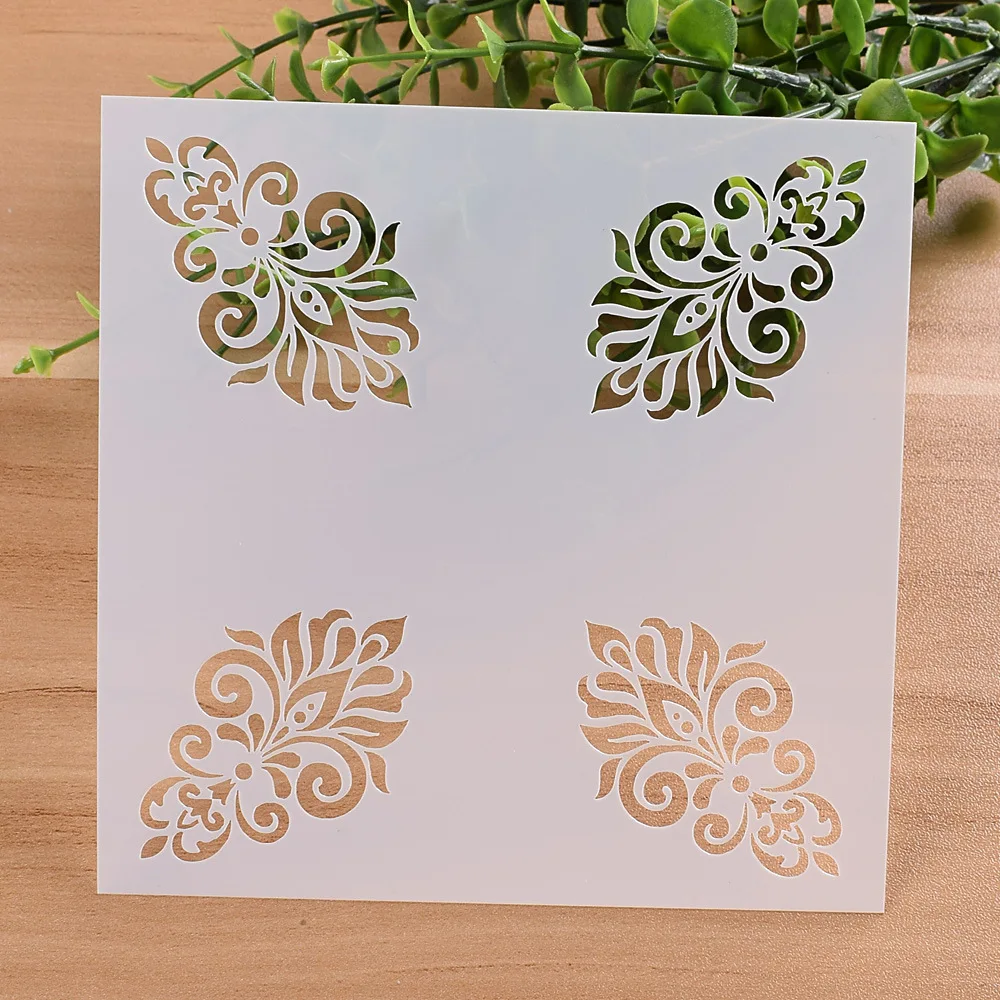 13cm 5.1" Four Floral DIY Layering Stencils Wall Painting Scrapbook Coloring Embossing Album Decorative Paper Card Template
13cm 5.1" Four Floral DIY Layering Stencils Wall Painting Scrapbook Coloring Embossing Album Decorative Paper Card Template