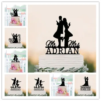 Gun Style Personalized Wedding Cake Topper -Bride And Groom Silhouette ,Mr & Mrs Cake Topper Custom Last Name for You
Gun Style Personalized Wedding Cake Topper -Bride And Groom Silhouette ,Mr & Mrs Cake Topper Custom Last Name for You
