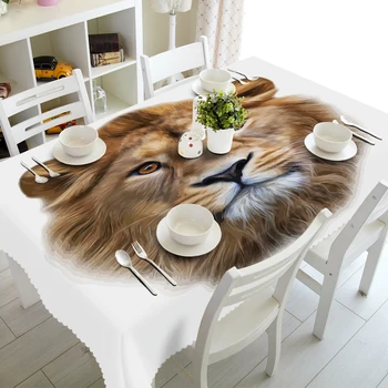 Customizable 3D Tablecloth Mighty Lion Leopard Pattern Washable Cloth Thicken Rectangular and Round Table Cloth for Wedding
Customizable 3D Tablecloth Mighty Lion Leopard Pattern Washable Cloth Thicken Rectangular and Round Table Cloth for Wedding