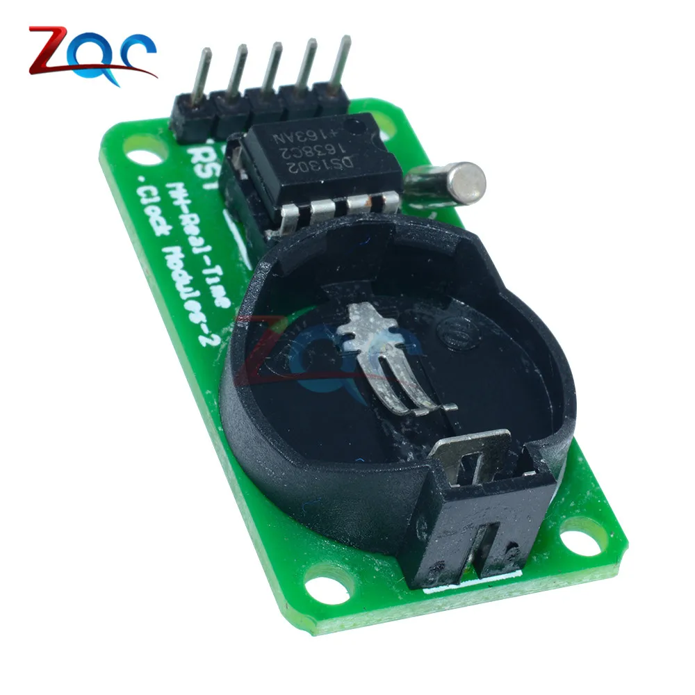 Макетная плата RTC DS1302 для модуля часов в режиме реального времени CR2032 AVR ARM PIC SMD