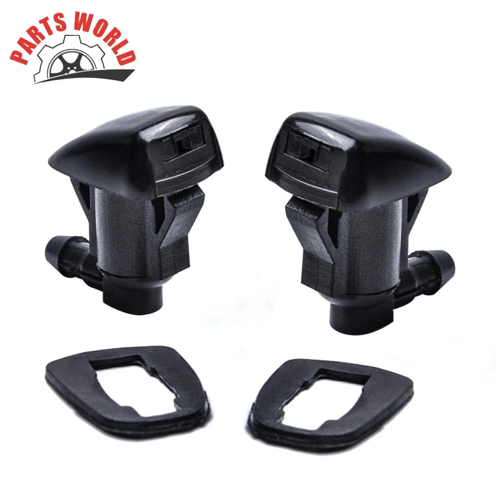 Front Windshield Washer Nozzles - for 04-10 Toyota Sienna | Corolla | Solara | Tundra - Replaces OEM #: 85381-AE020, Spray Jet K
Front Windshield Washer Nozzles - for 04-10 Toyota Sienna | Corolla | Solara | Tundra - Replaces OEM #: 85381-AE020, Spray Jet K