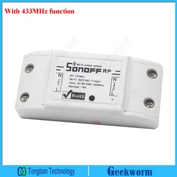 IoT DIY Smart Wi-Fi 433mHz Wireless Switch supports 433mHz Receiver Internet of Things Device
IoT DIY Smart Wi-Fi 433mHz Wireless Switch supports 433mHz Receiver Internet of Things Device