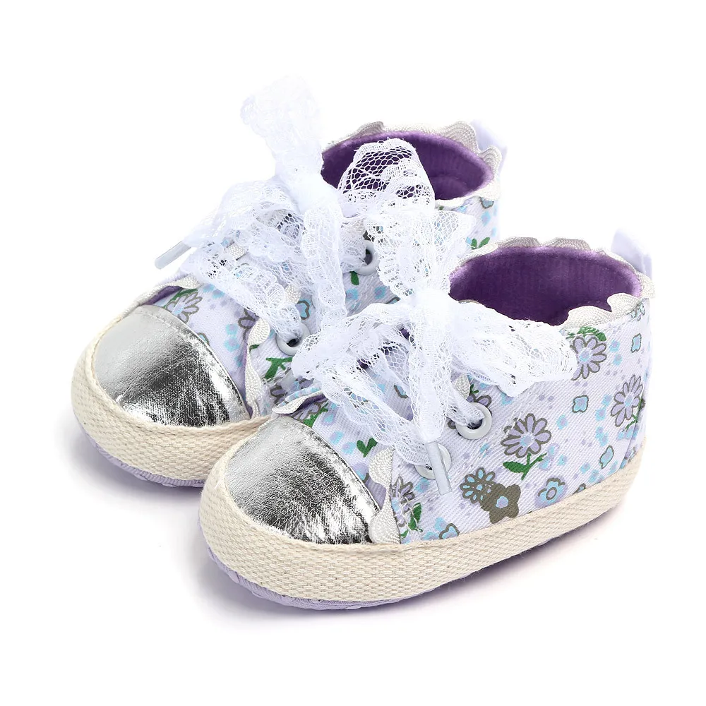 Newborn Toddler Girl Baby Crib Shoes Soft Sole Anti-slip Floral Baby Girl Sneakers 0-12 Months
Newborn Toddler Girl Baby Crib Shoes Soft Sole Anti-slip Floral Baby Girl Sneakers 0-12 Months
