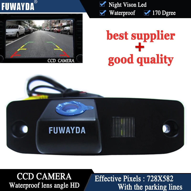 FUWAYDA parking CAR REARVIEW REVERSE COLOR CCD 170 DEGREE/WITH REFERENCE LINE CAMERA FOR Hyundai ElantraTerracanTucson Accent
FUWAYDA parking CAR REARVIEW REVERSE COLOR CCD 170 DEGREE/WITH REFERENCE LINE CAMERA FOR Hyundai ElantraTerracanTucson Accent