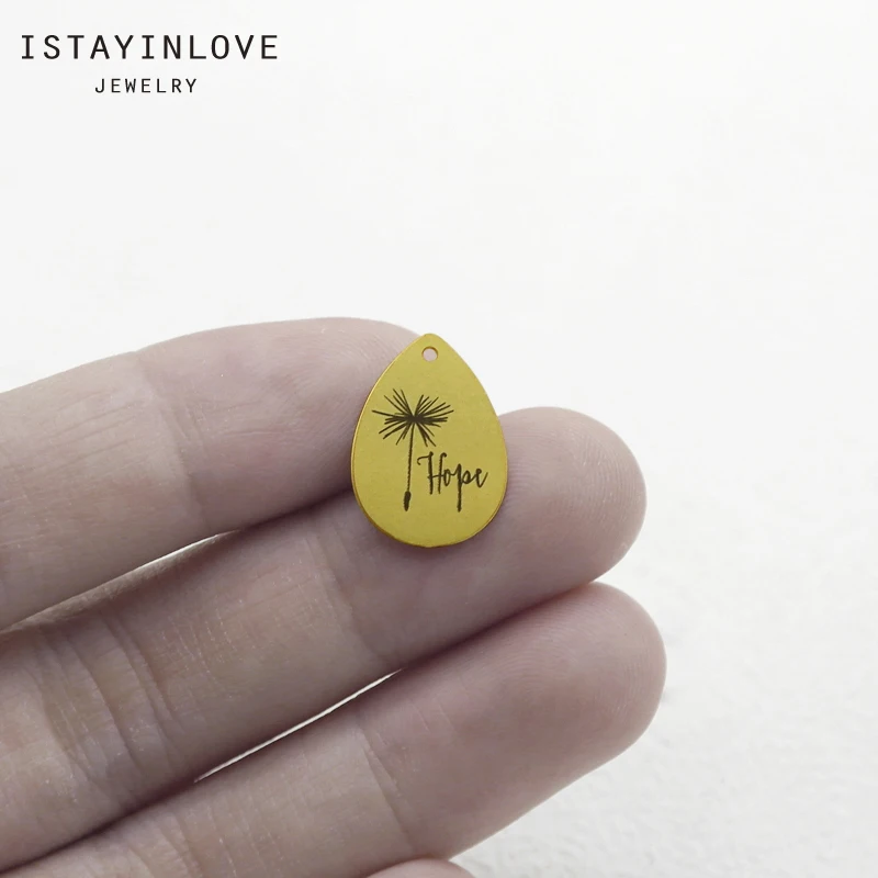 Jewelry Making Supplies Laser Cut Raw Brass Findings Engraving Hope Dandelion Teardrop Charm For DIY Necklace Earrings Bracelet
Jewelry Making Supplies Laser Cut Raw Brass Findings Engraving Hope Dandelion Teardrop Charm For DIY Necklace Earrings Bracelet