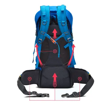 Outdoor Backpack Sports Bag Hiking Cycling Bag Climbing 50L Lightweight Waterproof Travel Backpack Big Load Knapsack Rucksack
Outdoor Backpack Sports Bag Hiking Cycling Bag Climbing 50L Lightweight Waterproof Travel Backpack Big Load Knapsack Rucksack