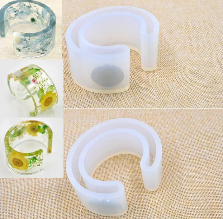 Newly Updated Clear Silicone Egg Shaped Bracelet Mould For Epoxy Resin Real Flower DIY Mold Open Design Bangle Mould Resin Molds 
Newly Updated Clear Silicone Egg Shaped Bracelet Mould For Epoxy Resin Real Flower DIY Mold Open Design Bangle Mould Resin Molds