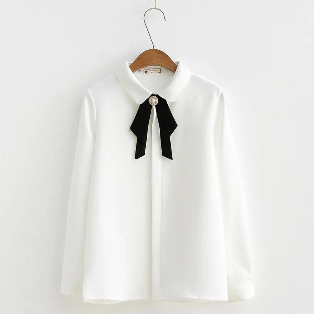 KYQIAO Sweet Lolita shirt 2019 ladies office shirts women white shirt female spring autumn long sleeve bowknot blouse top
KYQIAO Sweet Lolita shirt 2019 ladies office shirts women white shirt female spring autumn long sleeve bowknot blouse top