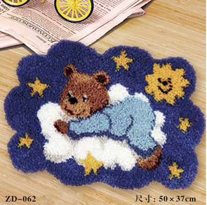Blue bear Latch Hook Rug Kits Crocheting Wall Tapestry Yarn Sofa Cushion Set for Embroidery Carpet Rug Home Decor Floor Mat
Blue bear Latch Hook Rug Kits Crocheting Wall Tapestry Yarn Sofa Cushion Set for Embroidery Carpet Rug Home Decor Floor Mat