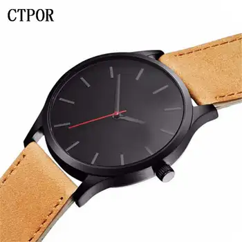 Newest CTPOR Mens Watches Top Brand Luxury Watch Men Watch Waterproof Leather Men's Watch Male Clock relojes Big Dial Simple Hot
Newest CTPOR Mens Watches Top Brand Luxury Watch Men Watch Waterproof Leather Men's Watch Male Clock relojes Big Dial Simple Hot