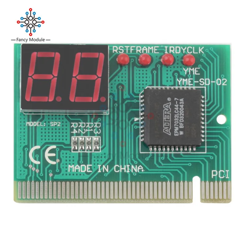 Диагностическая карта PCI для ПК 2 цифры анализатор материнской платы тестер пост
