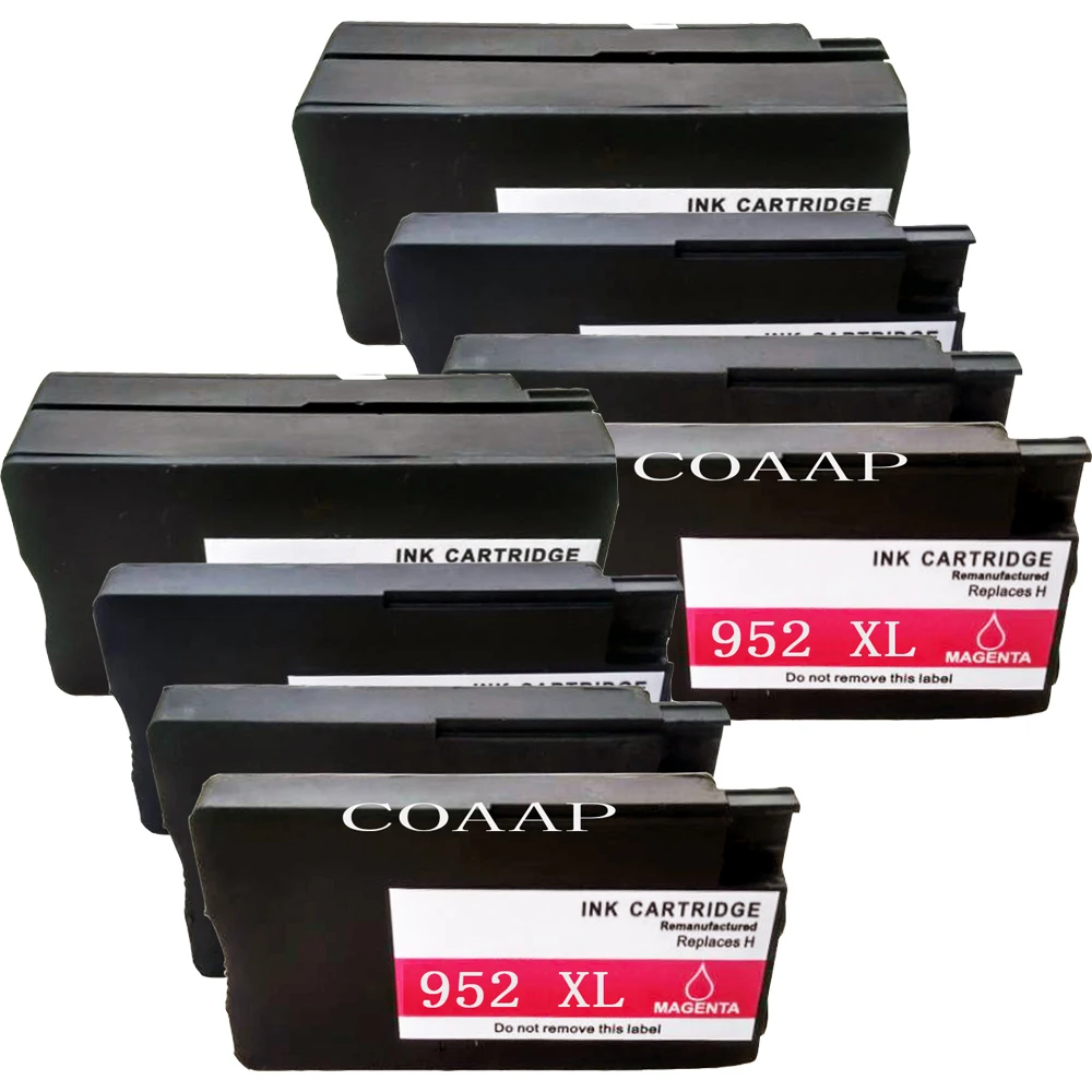 8 Pack Compatible 952XL ink cartridge for hp952 XL OfficeJet Pro 7720 7740 8210 8216 8200 8702 8710 8714 8715 8716 8717 8720
8 Pack Compatible 952XL ink cartridge for hp952 XL OfficeJet Pro 7720 7740 8210 8216 8200 8702 8710 8714 8715 8716 8717 8720
