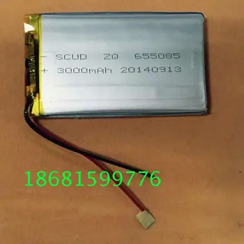 3.7V 605085 polymer lithium battery 3000MAH 7 inch tablet battery core A spot Rechargeable Li-ion Cell
3.7V 605085 polymer lithium battery 3000MAH 7 inch tablet battery core A spot Rechargeable Li-ion Cell
