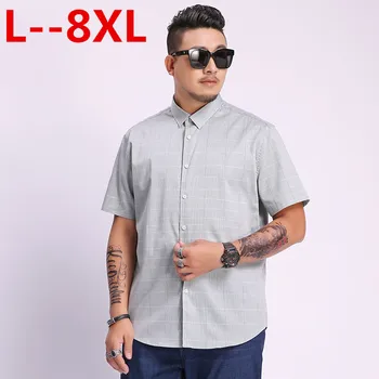 8XL 6XL 5X Brand New Cotton Linen summer Slim Fit Casual Shirts short Sleeve striped Shirt Social Men Dress Shirts chemise homme
8XL 6XL 5X Brand New Cotton Linen summer Slim Fit Casual Shirts short Sleeve striped Shirt Social Men Dress Shirts chemise homme