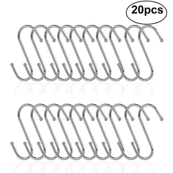 20pcs Pegboard Ceiling Suspend Chain S Hooks Shelf Display Merchandiser Strip Hanger Banner Signs
20pcs Pegboard Ceiling Suspend Chain S Hooks Shelf Display Merchandiser Strip Hanger Banner Signs