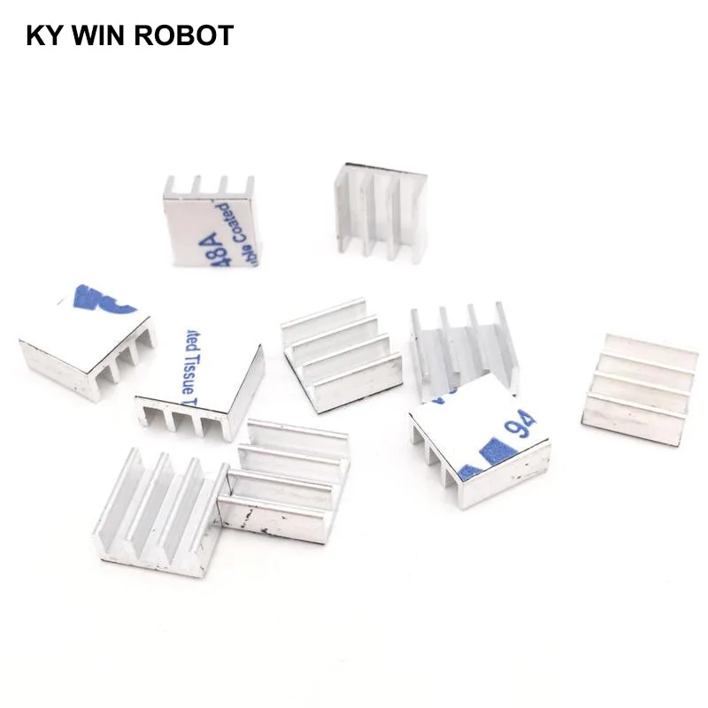 10pcs Computer Cooler Radiator Aluminum Heatsink Heat sink for Electronic Chip Heat dissipation Cooling Pads 11*11*5mm
10pcs Computer Cooler Radiator Aluminum Heatsink Heat sink for Electronic Chip Heat dissipation Cooling Pads 11*11*5mm