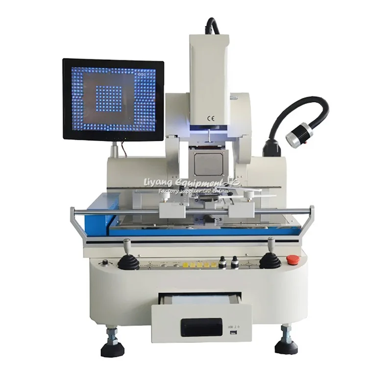 9600W LY G900A Semi-automatic 3 Zones PCB Max 65x55cm Hot Air IR BGA Rework Soldering Station
9600W LY G900A Semi-automatic 3 Zones PCB Max 65x55cm Hot Air IR BGA Rework Soldering Station