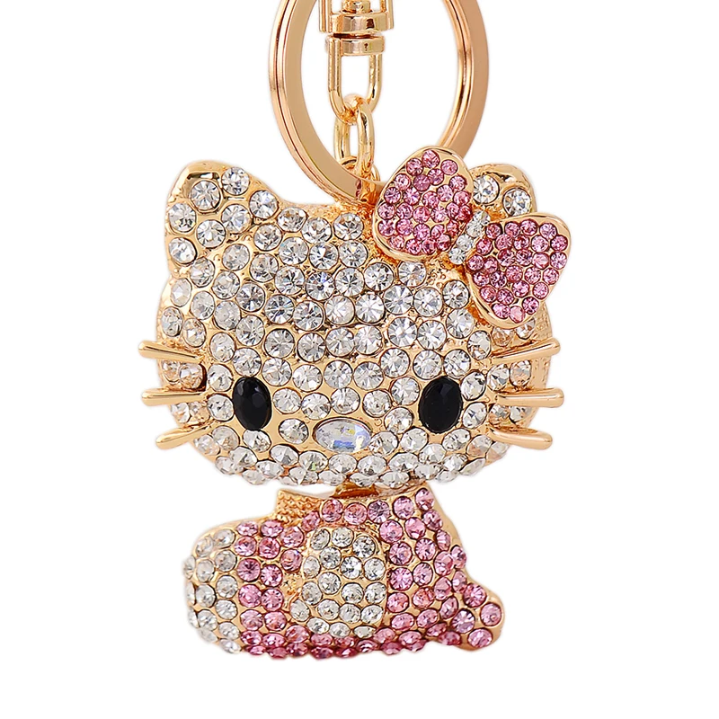 New Fashion charm women's cat car keychain cartoon full rhinestone crystal key chain male women's handbag gift key ring
New Fashion charm women's cat car keychain cartoon full rhinestone crystal key chain male women's handbag gift key ring