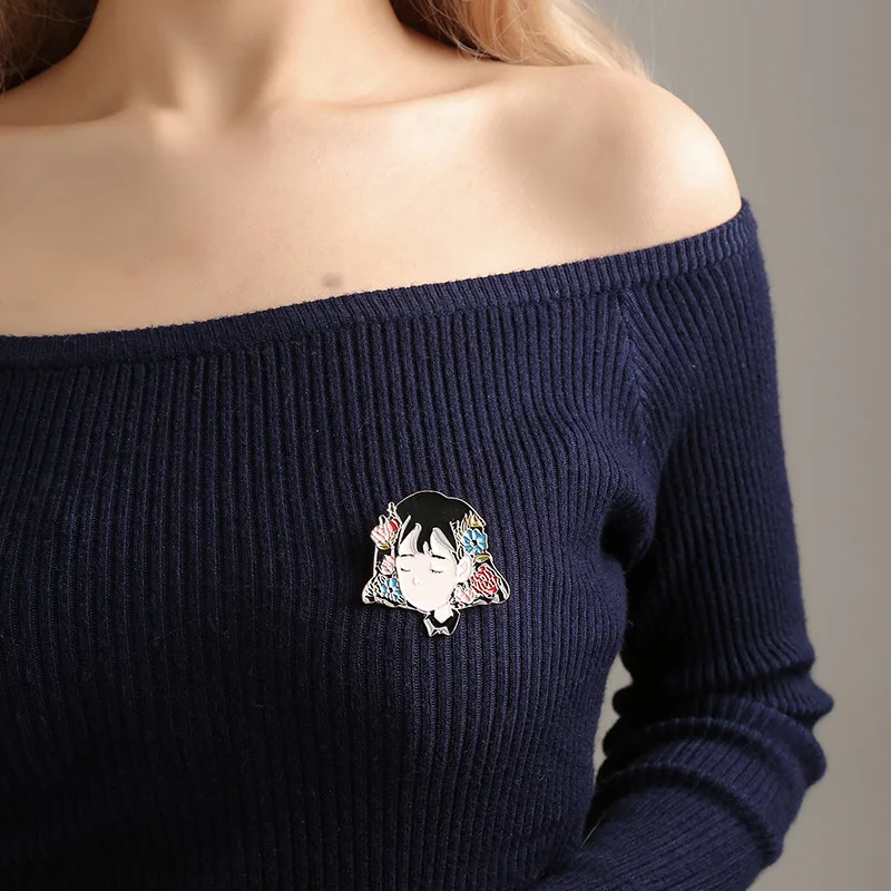 2 Kinds Beautiful Flowers Cartoon Young Girl Face Planets Lovely Brooches For Women 
2 Kinds Beautiful Flowers Cartoon Young Girl Face Planets Lovely Brooches For Women