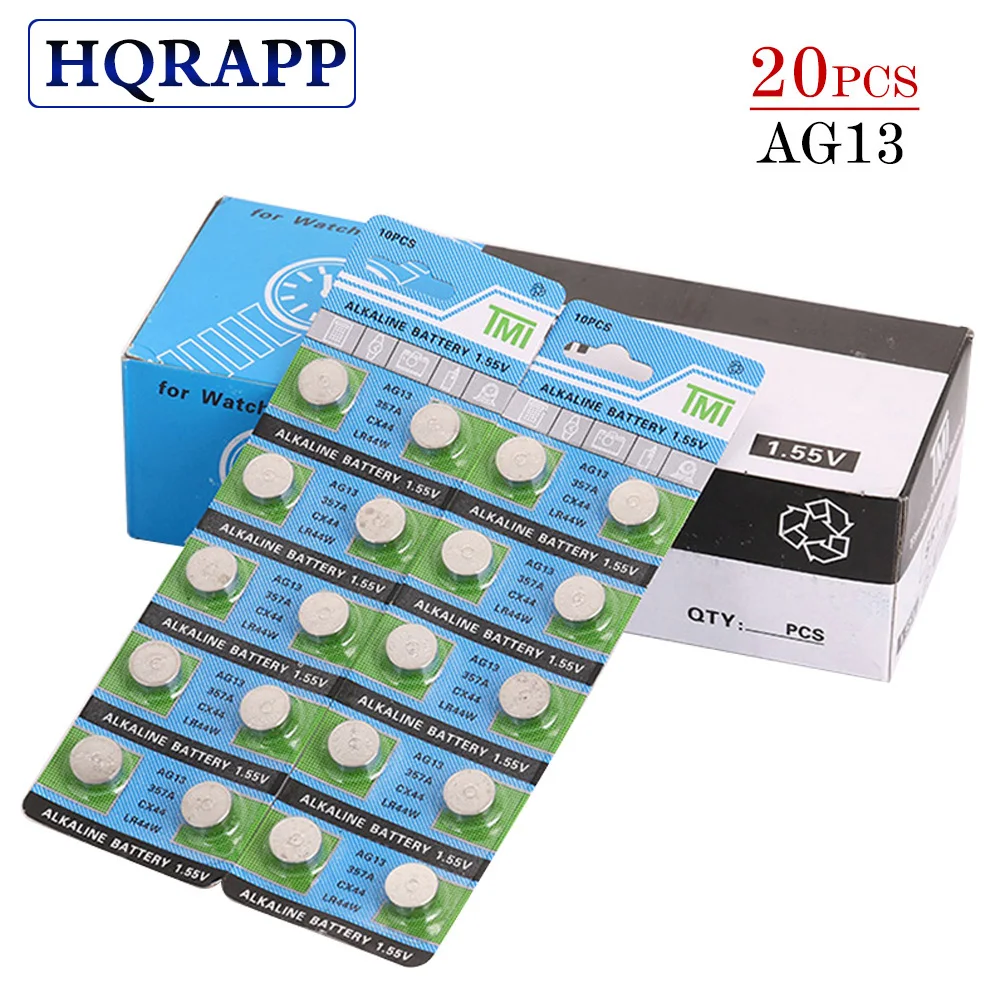 20pcs AG13 +Lowest Price+1.5VBattery LR44 L1154 RW82 RW42 SR1154 SP76 A76 357A ag13 SR44 AG 13 Lithium Cell Coin Battery
20pcs AG13 +Lowest Price+1.5VBattery LR44 L1154 RW82 RW42 SR1154 SP76 A76 357A ag13 SR44 AG 13 Lithium Cell Coin Battery