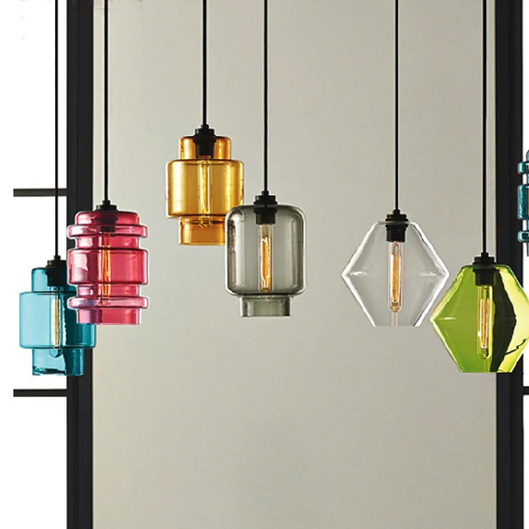Vintage Pendant Light Loft Glass Hanging Lamp For Kitchen Dining Room Home Lighting luminaria retro industrial Pendant Lamp
Vintage Pendant Light Loft Glass Hanging Lamp For Kitchen Dining Room Home Lighting luminaria retro industrial Pendant Lamp