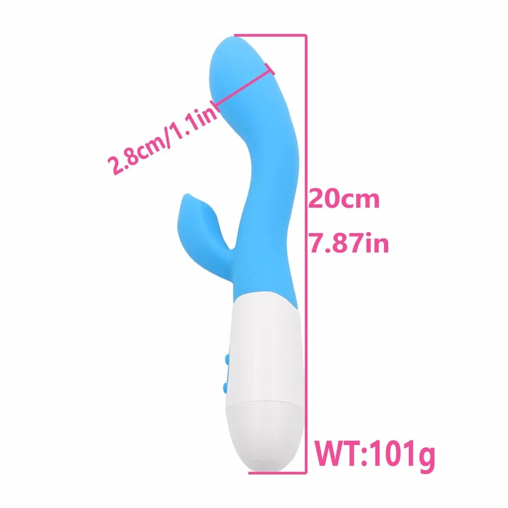 Mute 30 Functions Double Vibrators for Women Vibrating Clitoris Vagina Rabbit Dildo Vibrator Sex Toys for Woman Sex Machine