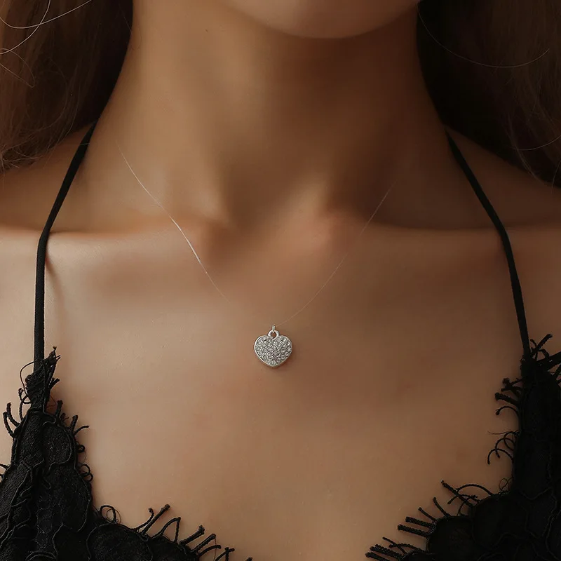 Heart Choker Necklaces For Women Clavicle Collar Statement Necklace Collares Crystal Heart Dainty Pendant Necklace Gift E645
Heart Choker Necklaces For Women Clavicle Collar Statement Necklace Collares Crystal Heart Dainty Pendant Necklace Gift E645