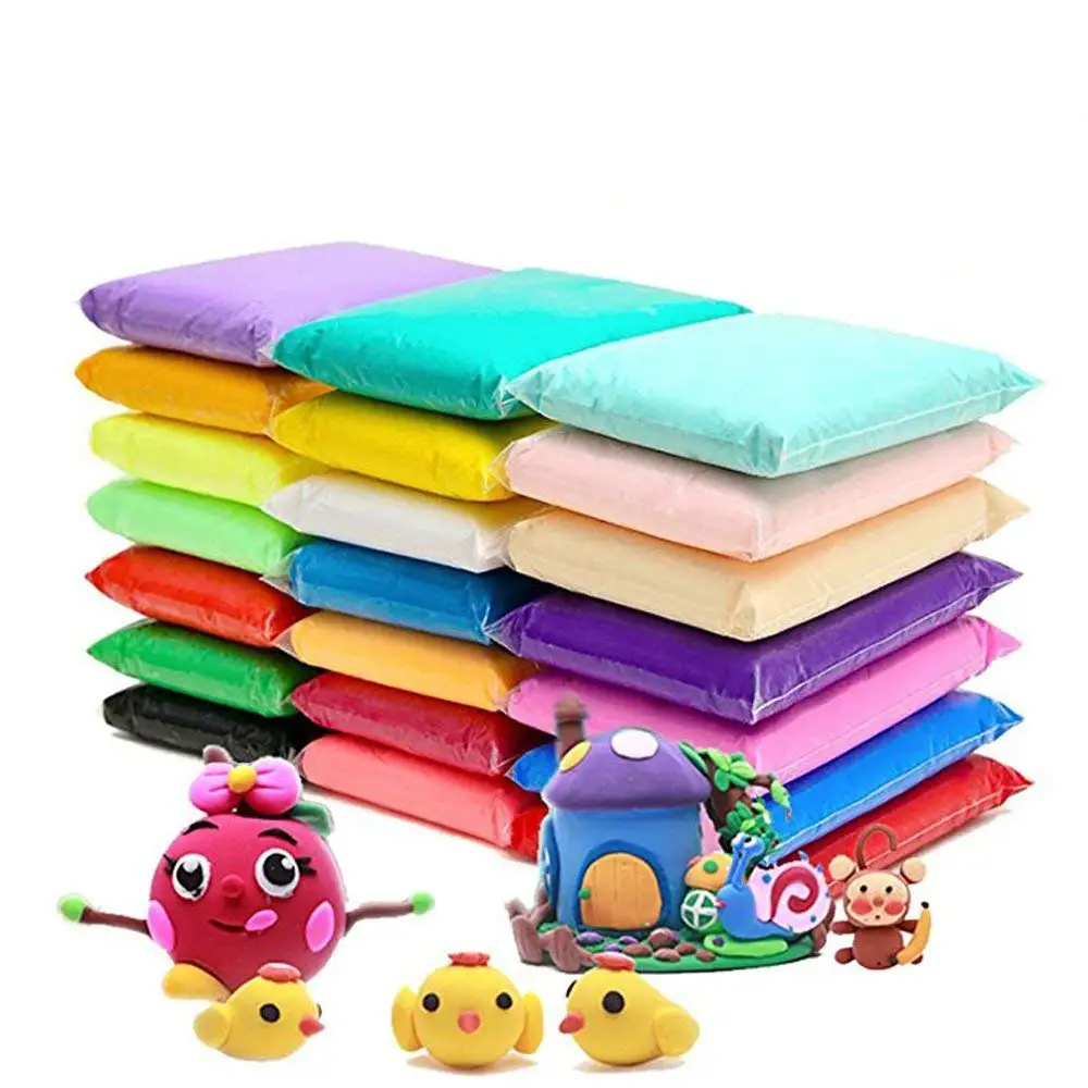 Modeling Clay/Slime Toys 24 Colors 50g/Bag Soft Fimo Polymer Clay Educational Toys for Children Boys Girls Slime Fluffy Oyuncak
Modeling Clay/Slime Toys 24 Colors 50g/Bag Soft Fimo Polymer Clay Educational Toys for Children Boys Girls Slime Fluffy Oyuncak