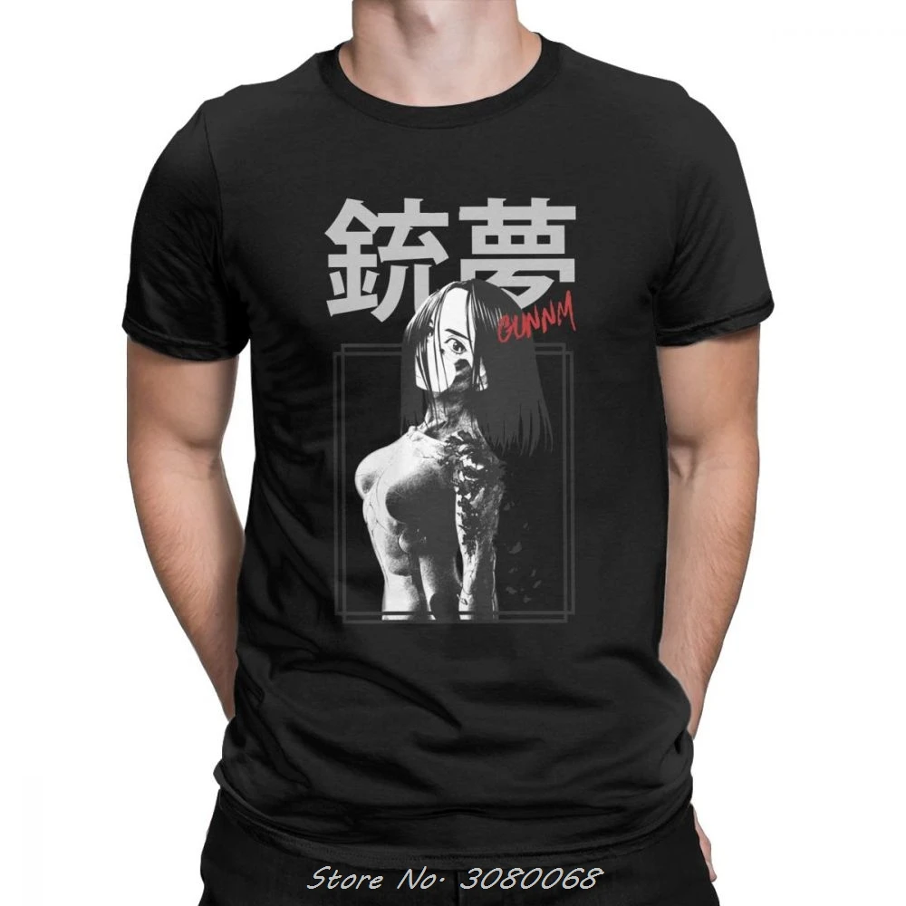 Battle Angel Alita T Shirts Gunnm Comic Movie Anime T-shirts Men Short Sleeve Casual Tees O-Neck Cotton Clothes Streetwear
Battle Angel Alita T Shirts Gunnm Comic Movie Anime T-shirts Men Short Sleeve Casual Tees O-Neck Cotton Clothes Streetwear