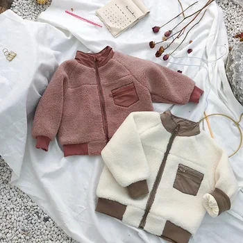 New arrival Baby Boys Girls Wool Coats Fleece Thicken Korean Fashion Jackets Kids Loose Winter Warm Cotton Clothes 18M 2-6 Y
New arrival Baby Boys Girls Wool Coats Fleece Thicken Korean Fashion Jackets Kids Loose Winter Warm Cotton Clothes 18M 2-6 Y