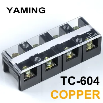 COPPER Connection Terminal barrier Block Dual Row with screws Box Fixing Terminals Connector TC-604 60A 4P
COPPER Connection Terminal barrier Block Dual Row with screws Box Fixing Terminals Connector TC-604 60A 4P