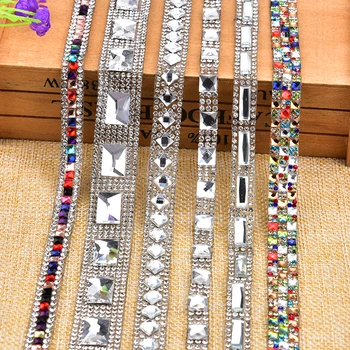 2yard/Lot Hotfix Rhinestone Trimming Clear Crystal Strass Banding Wedding Decoration Applique Diy Belt Garment Shose Bags Glass
2yard/Lot Hotfix Rhinestone Trimming Clear Crystal Strass Banding Wedding Decoration Applique Diy Belt Garment Shose Bags Glass