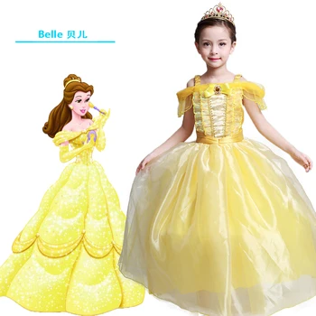 Kids Fair Girls evening dress Long Dresses Belle Cosplay Clothing Christmas Children Princess bella dress Ball Formal dresses
Kids Fair Girls evening dress Long Dresses Belle Cosplay Clothing Christmas Children Princess bella dress Ball Formal dresses