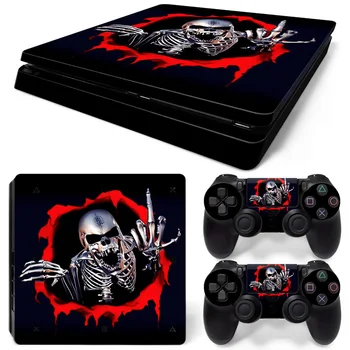 Free Drop Shipping Skull Style Decal Skin for Ps4 Slim console For Playstaion 4 Console PS4 Slim Skin Stickers+ 2Pcs Controlle
Free Drop Shipping Skull Style Decal Skin for Ps4 Slim console For Playstaion 4 Console PS4 Slim Skin Stickers+ 2Pcs Controlle
