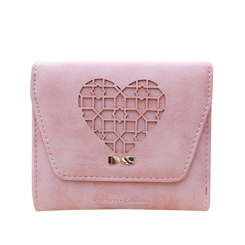 New Lovely Women Short 3 Fold Wallet Female Change Purse Coin Purses Card Holder Bag Girls Hollow Out Heart Love Wallets
New Lovely Women Short 3 Fold Wallet Female Change Purse Coin Purses Card Holder Bag Girls Hollow Out Heart Love Wallets