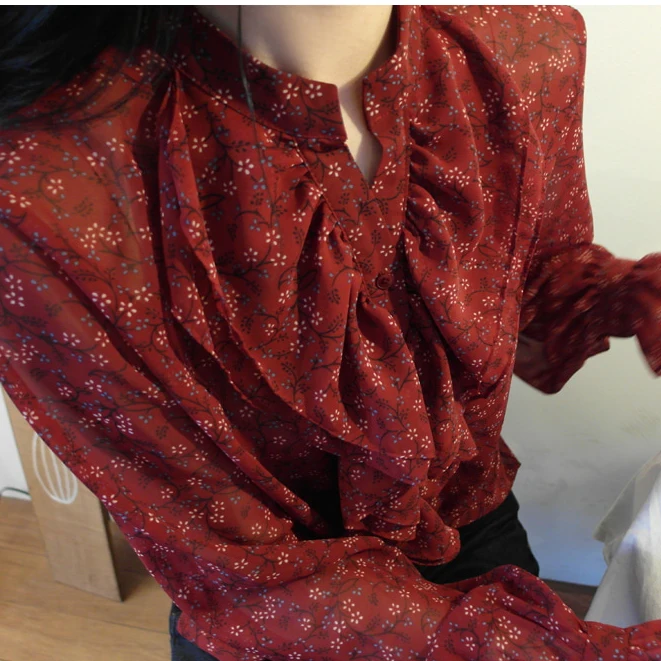 So Beautiful! Layers Ruffles Flower Print Chiffon Blouse Bohemian Classic Shirt Women Top Chemise Femme Chemisier Blusa Mujer
So Beautiful! Layers Ruffles Flower Print Chiffon Blouse Bohemian Classic Shirt Women Top Chemise Femme Chemisier Blusa Mujer