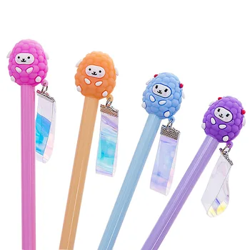 32 pcs/lot Cartoon Alpaca Laser gel pens Cute sheep 0.38mm black ink Signature pen stationery gift school writing supplies
32 pcs/lot Cartoon Alpaca Laser gel pens Cute sheep 0.38mm black ink Signature pen stationery gift school writing supplies