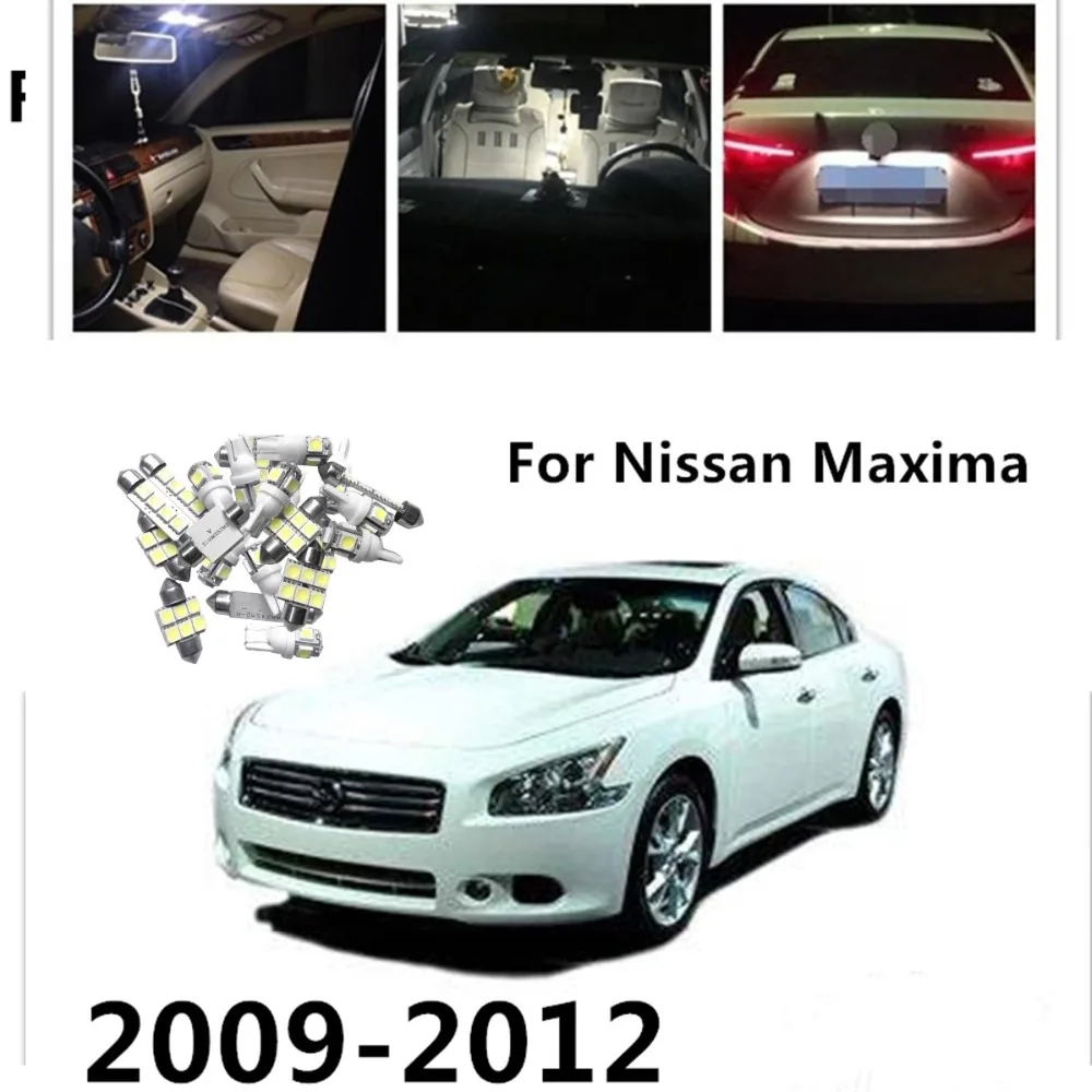 JGAUT 13pcs LED White Map Light License Plate light Bulbs For Nissan Maxima 2009-2012 Light Bulbs Interior Package Kit
JGAUT 13pcs LED White Map Light License Plate light Bulbs For Nissan Maxima 2009-2012 Light Bulbs Interior Package Kit