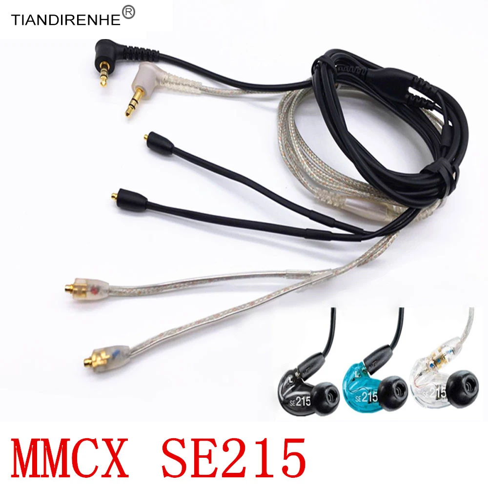 MMCX Plug Upgrade SE215 Original Gold Plated Earphone Headset Headphone Black Silver Cable for Shure SE315 SE425 SE535 SE846
MMCX Plug Upgrade SE215 Original Gold Plated Earphone Headset Headphone Black Silver Cable for Shure SE315 SE425 SE535 SE846