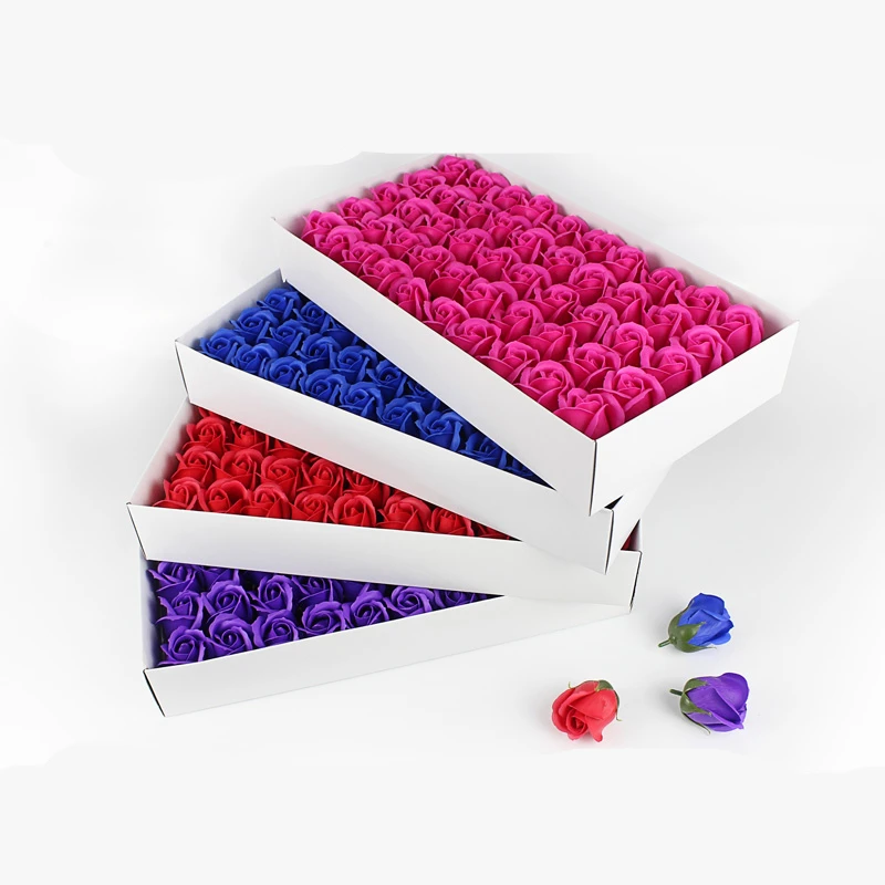 50 PCS 3 layers 5cm monochrome Color Heart-Shaped Rose Soap Flower Romantic Wedding Party Gift Handmade Petals Decor
50 PCS 3 layers 5cm monochrome Color Heart-Shaped Rose Soap Flower Romantic Wedding Party Gift Handmade Petals Decor