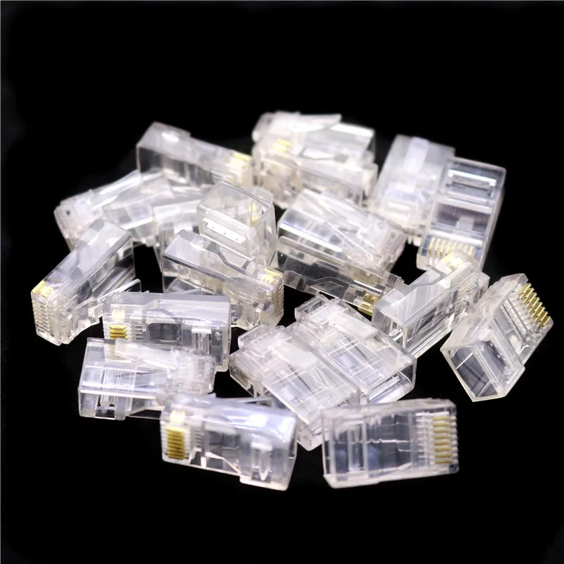 Free Shipping Brand New 20PCS Crystal Head RJ45 CAT5 CAT5E Modular Plug Gold Plated Network Connector
Free Shipping Brand New 20PCS Crystal Head RJ45 CAT5 CAT5E Modular Plug Gold Plated Network Connector