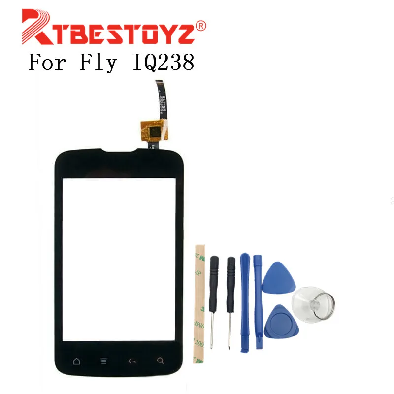 RTBESTOYZ 3 5 ''сенсорный экран дигитайзер панель для Fly IQ238 IQ 238 Переднее стекло