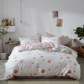 Cotton Material Bedding Sets 4 Pcs Sakura Cherry Blossom Picture Pillowcase Duvet Cover Bedsheet Queen King Twin Size
Cotton Material Bedding Sets 4 Pcs Sakura Cherry Blossom Picture Pillowcase Duvet Cover Bedsheet Queen King Twin Size