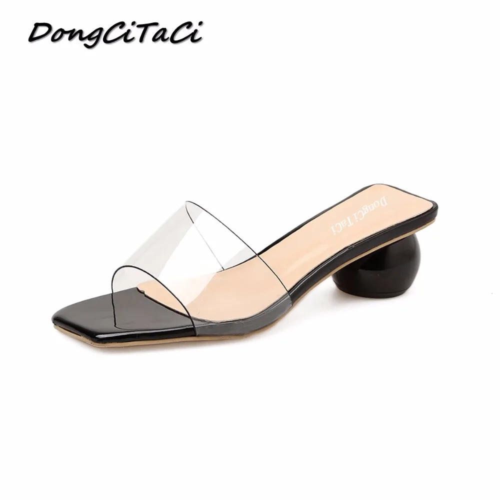 DongCiTaCi Summer Women High Heels Sandals Shoes Woman Thick bottom Slippers Ladies Fashion Transparent Sexy Square Toe Sandals
DongCiTaCi Summer Women High Heels Sandals Shoes Woman Thick bottom Slippers Ladies Fashion Transparent Sexy Square Toe Sandals