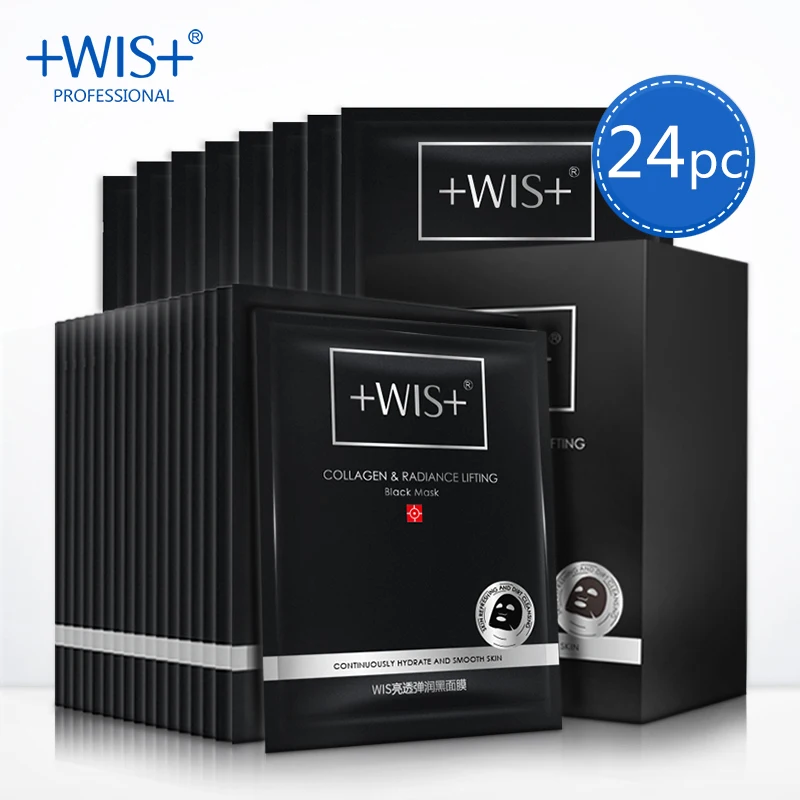 WIS Brand collagen radiance lifting mask 24pcs deeply hydrating moisturizing Brighten and refreshing skin mask black mask
WIS Brand collagen radiance lifting mask 24pcs deeply hydrating moisturizing Brighten and refreshing skin mask black mask