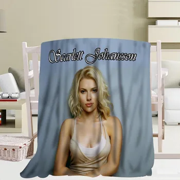 Custom Scarlett Johansson Blankets Travel Sofa Coral fleece fabric Blankets Soft Fluffy Warm 56x80inch 50X60inch 40X50inch
Custom Scarlett Johansson Blankets Travel Sofa Coral fleece fabric Blankets Soft Fluffy Warm 56x80inch 50X60inch 40X50inch
