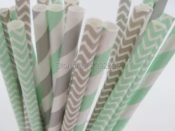 Free Shipping 250pcs Paper Straw Mix Mint Striped paper Straws Grey chevron paper straws
Free Shipping 250pcs Paper Straw Mix Mint Striped paper Straws Grey chevron paper straws