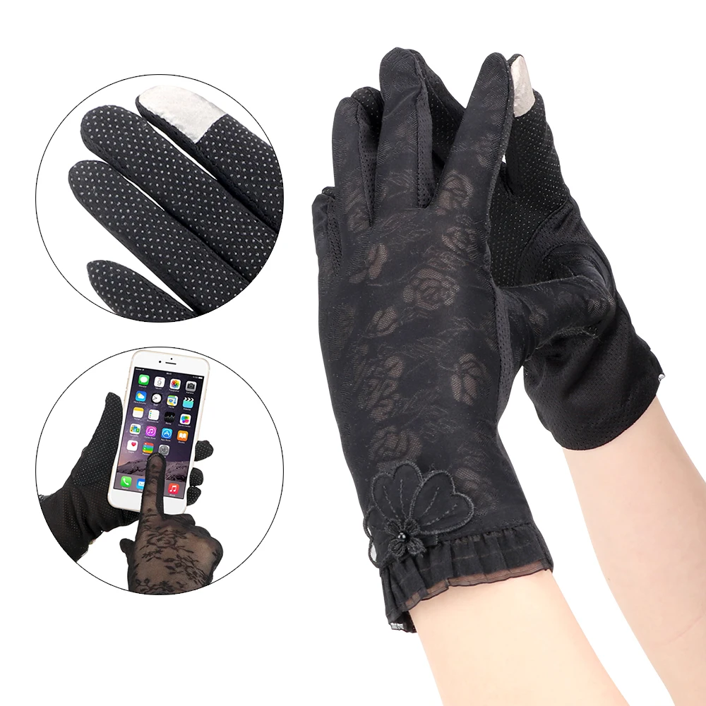 Summer Women UV Sunscreen Gloves Ice Silk Lace Motorcycle Gloves Riding Bike Cycling Touch Screen Gloves Breathable
Summer Women UV Sunscreen Gloves Ice Silk Lace Motorcycle Gloves Riding Bike Cycling Touch Screen Gloves Breathable