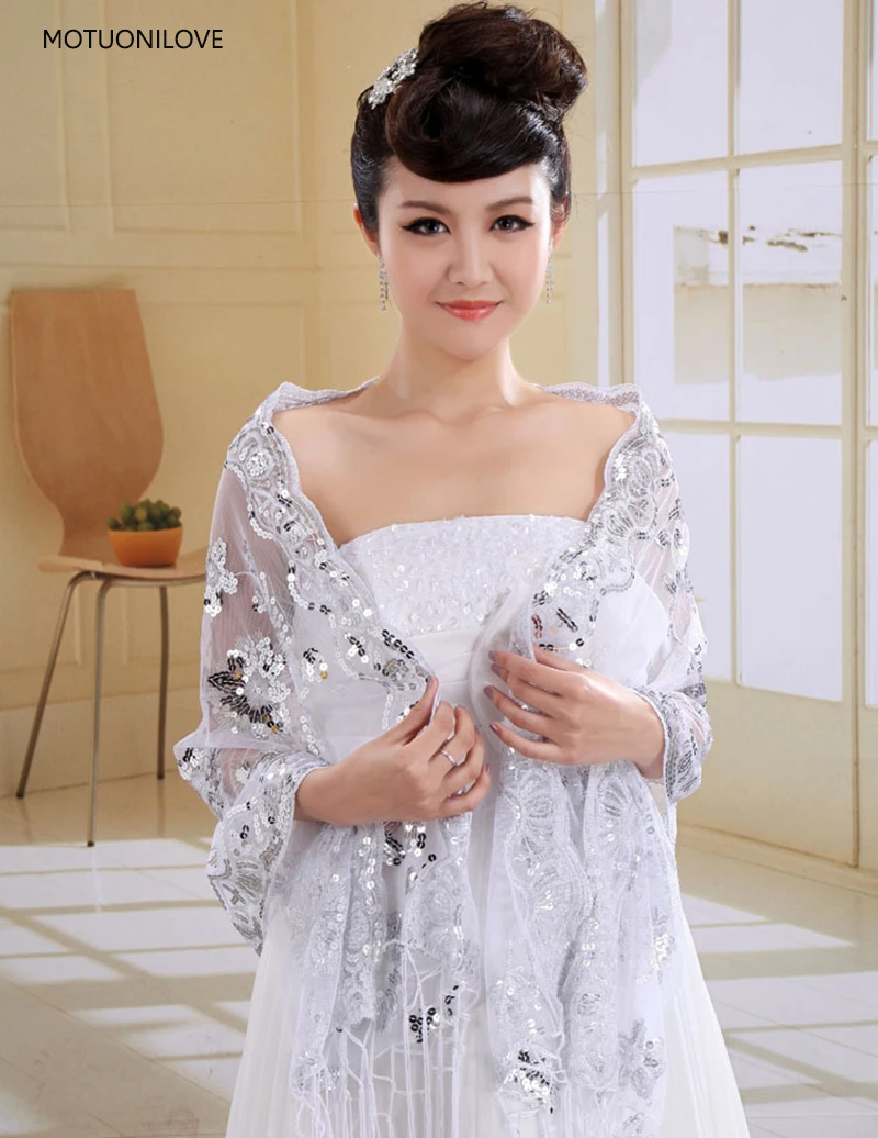 Red Sequins Lace Shawls Sparkle White Wedding Bolero for Womens Cape Mariage Bridal Wraps Vestiti Eleganti Donna Cerimonia Sera
Red Sequins Lace Shawls Sparkle White Wedding Bolero for Womens Cape Mariage Bridal Wraps Vestiti Eleganti Donna Cerimonia Sera