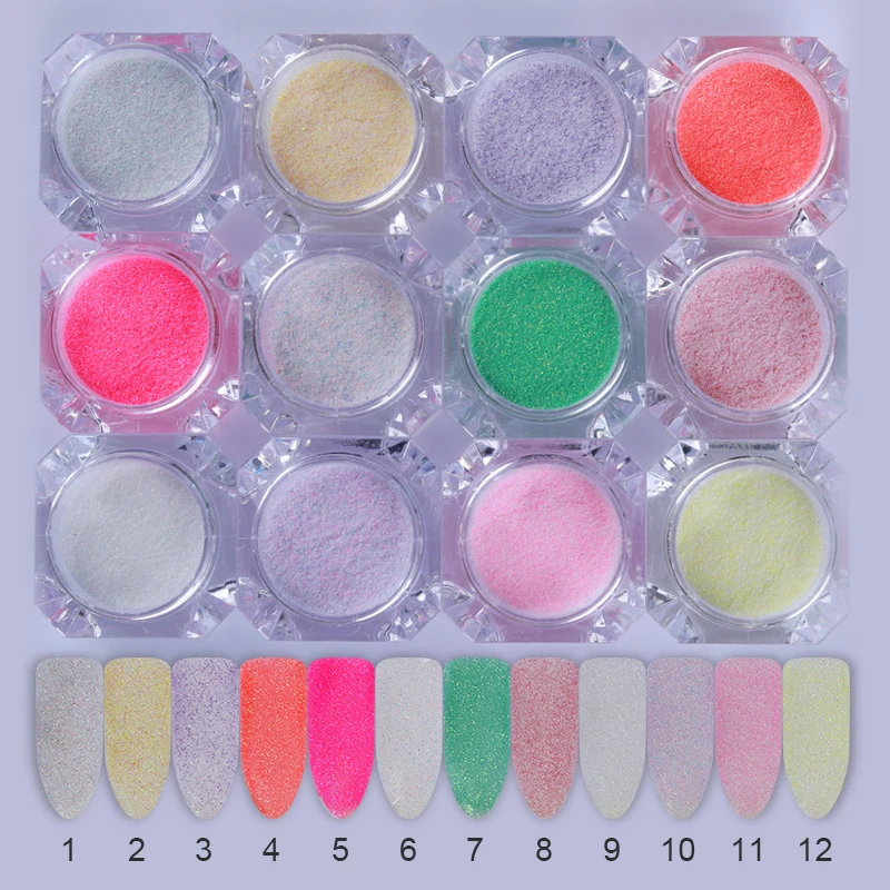 1 Box Holographic Sugar Nail Glitter Powder Set Candy Colors Shinning Nail Glitter Pigment for Nail Art UV Gel Polish Decoration
1 Box Holographic Sugar Nail Glitter Powder Set Candy Colors Shinning Nail Glitter Pigment for Nail Art UV Gel Polish Decoration
